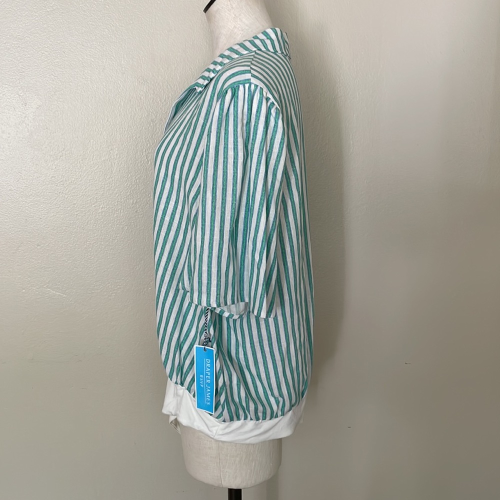NWT DRAPER JAMES RSVP Button Front Bodysuit. XXL - Picture 6 of 10